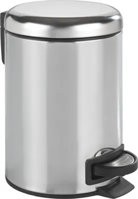 Immagine prodotto di WENKO bidone a pedale per cosmetici LEMAN acciaio inox 3 L rifiuti bagno ospiti WC cucine