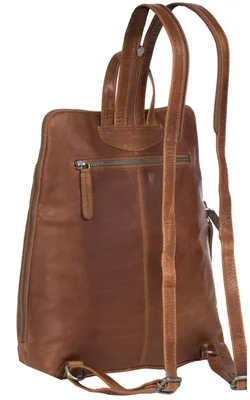 Produktbild von The Chesterfield Brand Amanda - Rucksack/Umhängetasche Leder 33 cm (cognac)