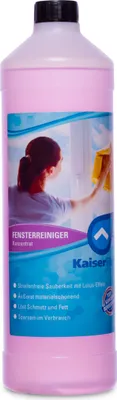 Produktbild von KaiserRein Fenster - Reiniger & Glasreiniger Konzentrat 1L mit Lotuseffekt Abperleffekt