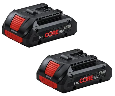 Image de Pack 2 batteries 18 V ProCORE 4 Ah - BOSCH