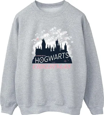 Produktbild von Harry Potter - "Hogwarts" Sweatshirt für Damen BI21450 (M) (Grau)
