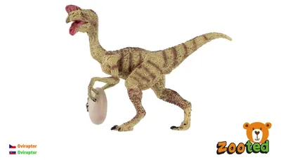 Immagine prodotto di Oviraptor con uovo, dinosauro, giocattolo in plastica, 12 cm