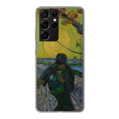 Produktbild von MuchoWow® Handyhülle Schutzhülle Hülle für Samsung Galaxy S21 Ultra Der Sämann - Vincent van Gogh Silikon Softcase Handy Hülle - Mobiltelefon