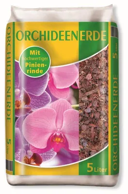 Produktbild von 5 Liter Orchideenerde Substrat Blumenerde im Beutel