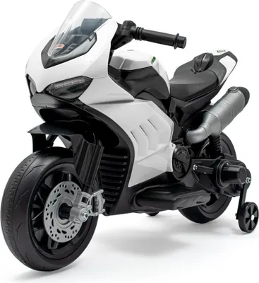 Obrázok produktu pre Detská elektrická motorka Baby Mix Supersport biela