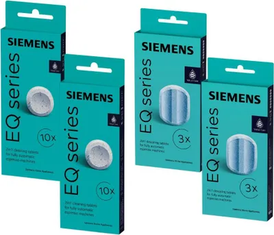 Produktbild von SIEMENS TZ80001 20 Reinigungstabletten + 6 Entkalkungstabletten für EQ Series Kaffeevollautomaten