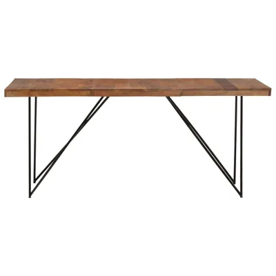 Immagine prodotto di vidaXL Tavolo da pranzo 180 x 90 x 76 cm in legno massiccio di acacia
