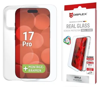Productafbeelding van Displex 02270, Apple, iPhone 17 Pro Max, Schermbeschermfolie, Bestand tegen vuil, Stofbestendig, Stootvast, Krasbestendig, Impactbestendig, Transparant, 1 stuk