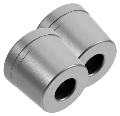 Imagen del producto de 2 soportes de aluminio para maquinillas de afeitar, ideales para hombres, para el baño