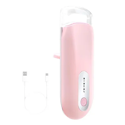 Produktbild von Elektrische beheizbare Wimpernzange, wiederaufladbar, heizt schnell auf und sorgt für langanhaltenden Schwung, Rosa