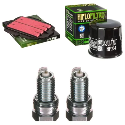 Immagine prodotto di Kit di manutenzione per Honda VFR 800 X Crossrunner ABS 2011-2021: filtro e candele di accensione di Pamoto - Nuovo