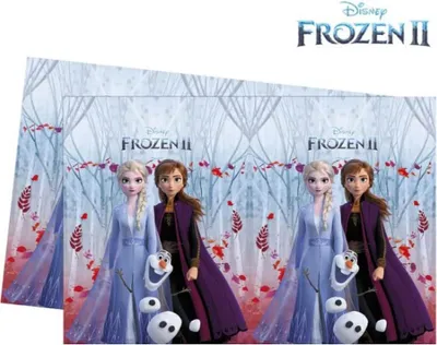 Obrázek produktu pro Amscan 728.91129, Obdélníkový, Plast, Vícebarevný, Obrázek, Frozen II, 1 kusů