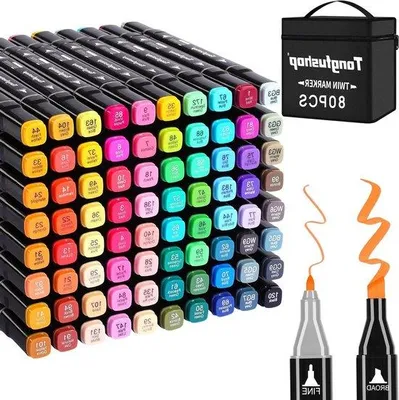 Immagine prodotto di Set di 80 pennarelli per graffiti con astuccio