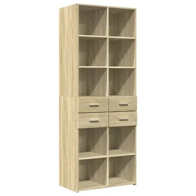 Obrázek produktu pro Skříň highboard dub sonoma 70 x 42,5 x 185 cm kompozitní dřevo