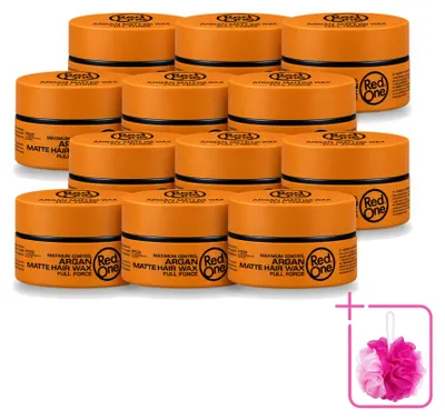 Productafbeelding van 12 x Red One Argan Matte Haarcrème - Mat effect - 150 ml - Voordeelverpakking - 12 stuks