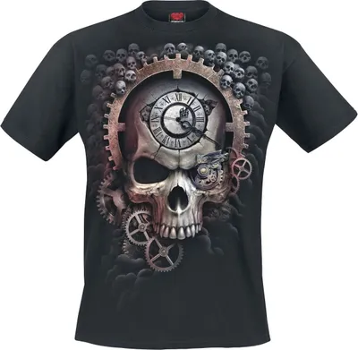 Produktbild von Spiral T-Shirt Herren Reaper Time schwarz 4XL