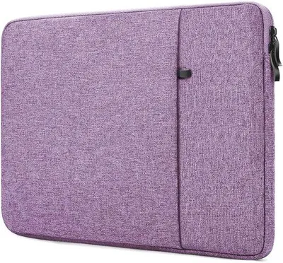 Produktbild von Famanu Laptoptasche 13 Zoll - Wasserdicht, Leicht, Mit Verstellbarem Schulterriemen, Lila