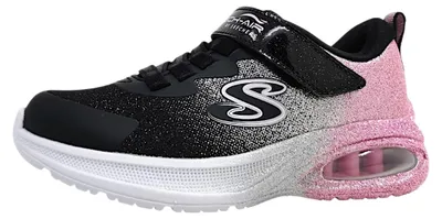 Immagine prodotto di Scarpe sportive Skechers Microspec Max Advance per bambini, sneakers, scarpe con velcro, colore nero, adatte al tempo libero
