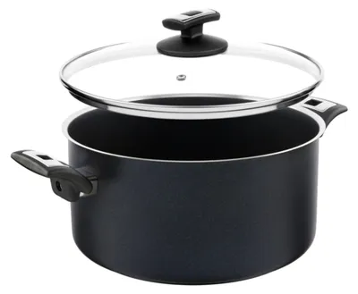 Immagine prodotto di KOLIMAX BLACK GRANITEC pentola con coperchio 26 cm 6,5 l