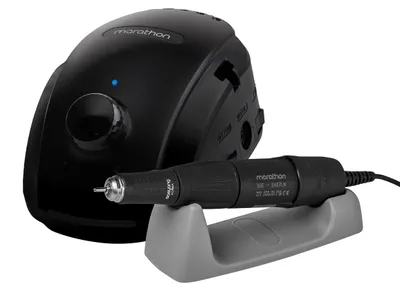 Produktbild von Nagelfräser Saeyang Marathon 3 Champion NEU schwarz + SH37LN – 40.000 U/min