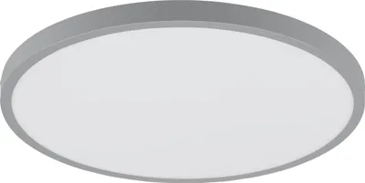 Produktbild von EGLO LED Deckenleuchte Fueva 1, 1 flammige Deckenlampe, Material: Aluminium, Kunststoff, Farbe: Silber, weiß, Ø: 40 cm, warmweiß