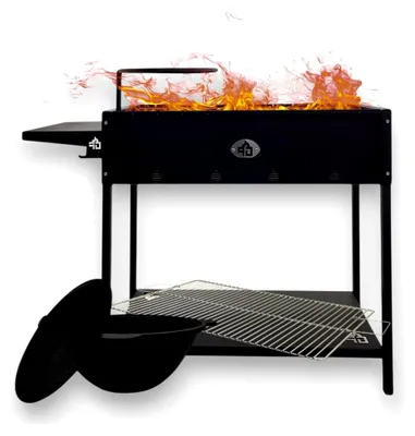 Produktbild von Mangal Set Batyr 60 Schaschlikgrill 60 cm mit Grillrost Kasan 8 L