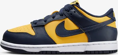 Immagine prodotto di Nike Dunk Low per bambini "Michigan" Giallo/Nero, Taglia: 34