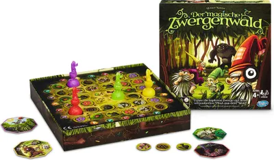 A board game and its box are displayed on a white background.