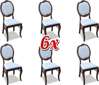 Obrázek produktu pro Gruppe Sitz Holz Garnituren Lehnstühle 6x Sets Lehn Stuhl Set Garnitur Stühle