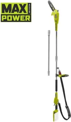 Produktbild von Akku-Hochentaster RYOBI 36V MAXPOWER, 25 cm Schwertlänge, 2,4 - 2,9 m Teleskoprohr, Ohne Akku und Ladegerät, RY36PP25A-0