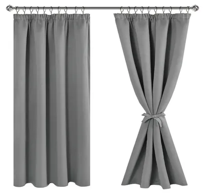 Immagine prodotto di Tende oscuranti con balze, 137 x 167 cm, set da 2