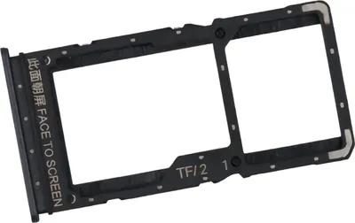 Produktbild von SIM-Kartenhalter für Xiaomi Redmi Note 12 5G (22111317I), 48200000P89X, Schwarz