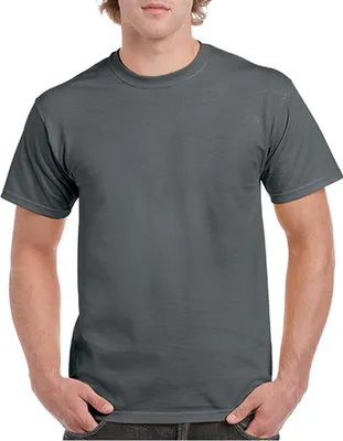 Produktbild von Gildan 5000 | Heavy Baumwolle  Herren T-Shirt - Farbe: Charcoal (Solid) - Größe: 3XL
