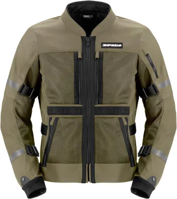 Immagine prodotto di Giacca tecnica in tessuto Spidi Tech Armor 2 per motociclisti, colore verde militare, taglia S
