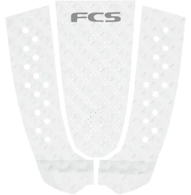 Image de FCS Grip T3 Eco - Pad de Surf Antidérapant - Blanc/Gris Froid - Conçu pour Adhérence Maximale - Idéal pour Surfboards - Écologique et Durable - Parfait pour Surfers de Tous Niveaux et Conditions