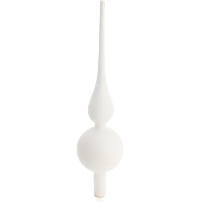 Obrázek produktu pro com-four® Vánoční stromeček matný - Vánoční stromeček z pravého skla na Vánoce - Vánoční stromeček na vánoční stromek, 28 cm
