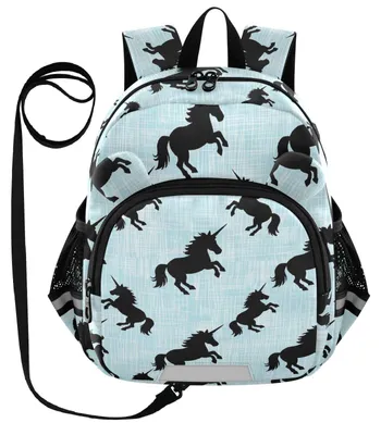 Immagine prodotto di Zaino per bambini con motivo di unicorno colorato