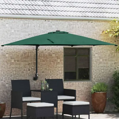Obrázok produktu pre Maison Exclusive – záhradný slnečník, zelený, 248,5 x 247,5 x 160 cm