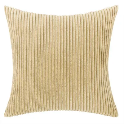 Produktbild von 2er Set Kordsamt Kissenbezug Weihnachten 40x40cm Champagner
