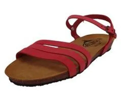Obrázek produktu pro Plakton Dámské pohodlné sandály Fran Alou 405080 405080 Nobuck červená