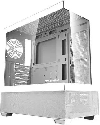 Produktbild von darkFlash Darkflash DS900 AIR kompiuterio dėklas (baltas)