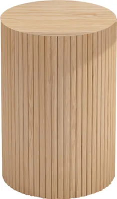 Productafbeelding van Kaheku bloemenstandaard Amado, eikenhout, diameter 26 cm, hoogte 100 cm, naturel, artikelnummer 12700802