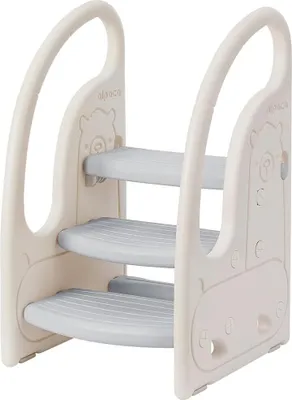 Produktbild von Onasti Tritthocker für Kinder, dreistufig höhenverstellbarer Tritthocker , Multifunktion, rutschfest, für Kinder von 1,5 bis 6 Jahren