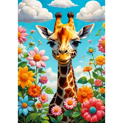 Immagine prodotto di ENJOY Simpatica giraffa puzzle 1000 pezzi
