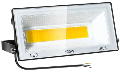 LED-Flutlicht 100 W, 10.000 lm, kaltweiß, IP66, für Außenbereich