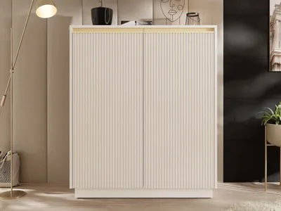 Immagine prodotto di Cassettiera alta con ante XENOM - beige sabbia
