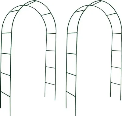 Produktbild von Rosenbogen Gartenbogen für Kletterpflanzen – 1,4 m Breit und 2,4 m Hoch