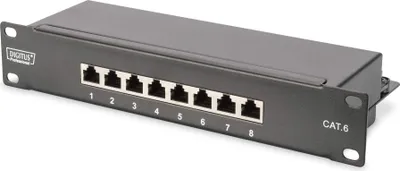 Produktbild von DIGITUS Netzwerk-Set 254 mm (10") - 12HE, 312 x 300 mm (B x T)