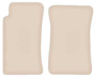 Produktbild von DURBAN Beige Velours-Fußmatten-Set für Mazda MX-5 I Cabrio (1989-1998)