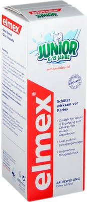 Produktbild von Elmex Zahnsplung Junior ohne Alkohol ( 400ml)